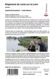 Règlement de conte sur la Loire, Loire,Nadine Richardson, C'est Nabum, roman, conte, Editions Cockritures
